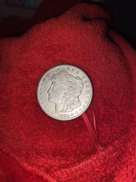 1921s Morgan dollar