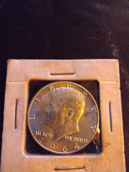 64 Kennedy half dollar