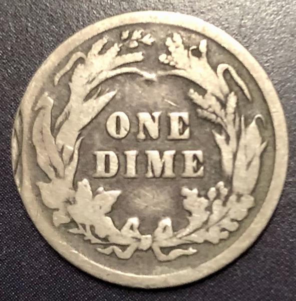 1807 Barber Dime that looks to possibly have a stamp&hellip;