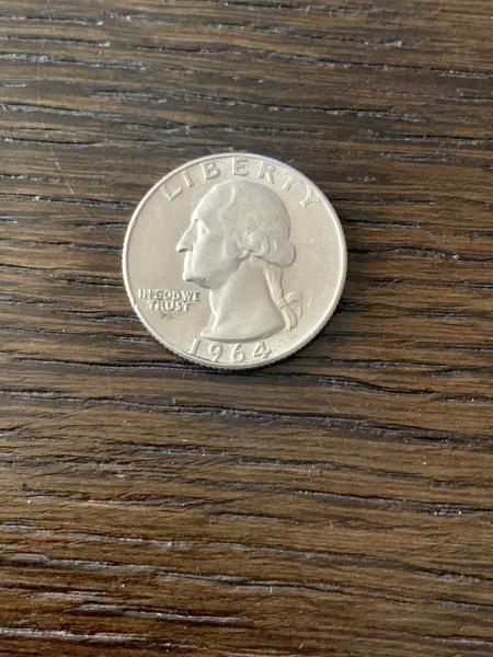 1964 d silver quarter
