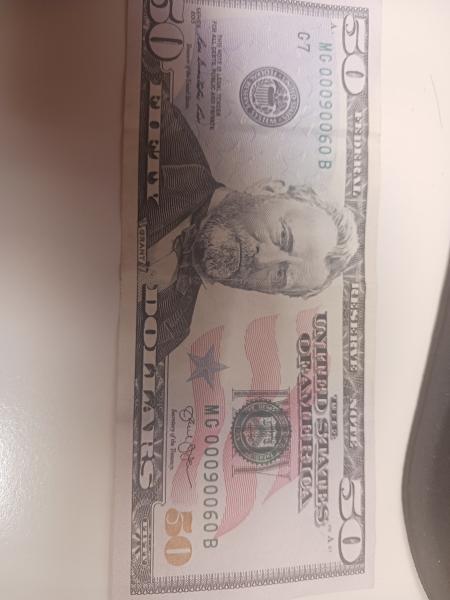 2013 $50 dollar bill. I would like to…