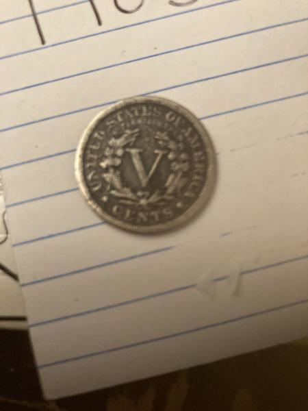 1905 nickel with 13 stars