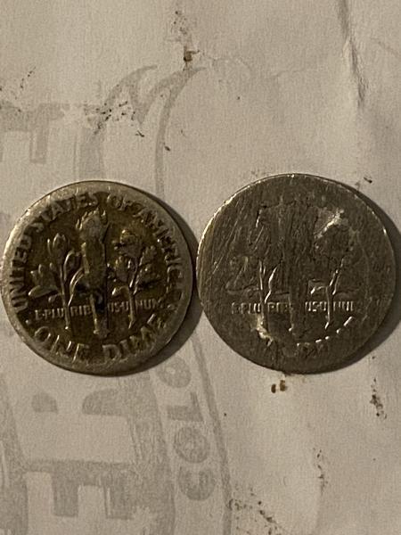 One dime weigh 2.15 the other 2.19 don’t…
