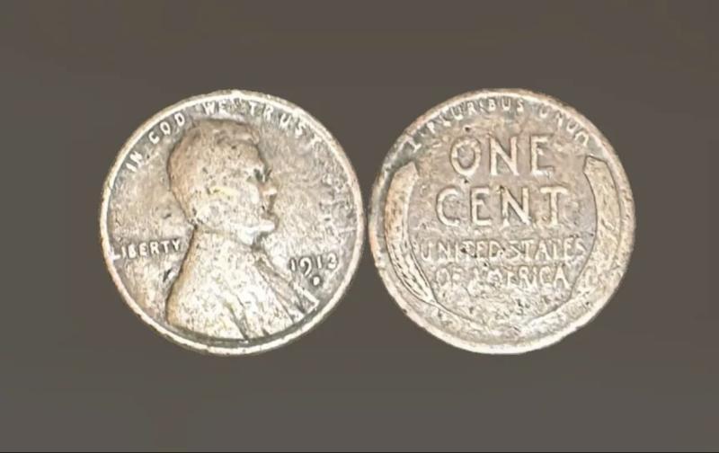 USA 1 cent, Lincoln Wheat Penny 1913