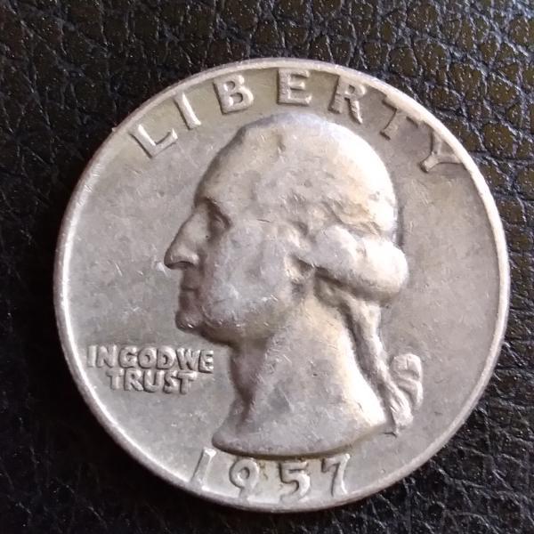 1957 Washington sliver quarter