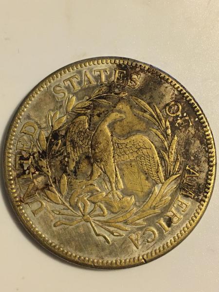 1795 busted drape silver dollar. It weighs 22.66&hellip;