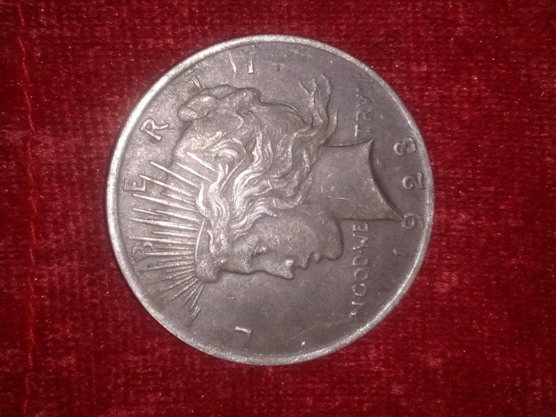 1923 Peace Silver dollar no mint mark the&hellip;