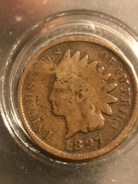 1897 Indianhead penny with I believe to be a few&hellip;