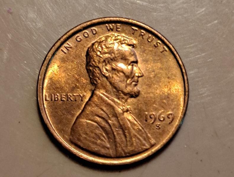 1969 s ddo Lincoln Penny