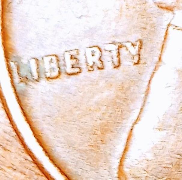 1951 D. Chipped R in stamp, connected T…