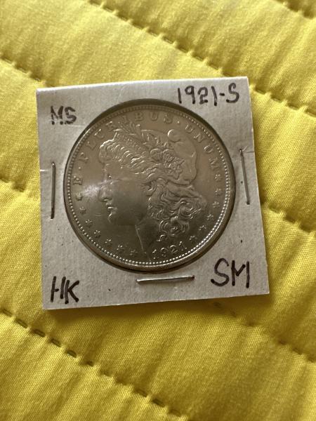 1921-S silver dollar