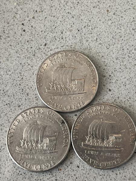 2004 nickel with boat on the back