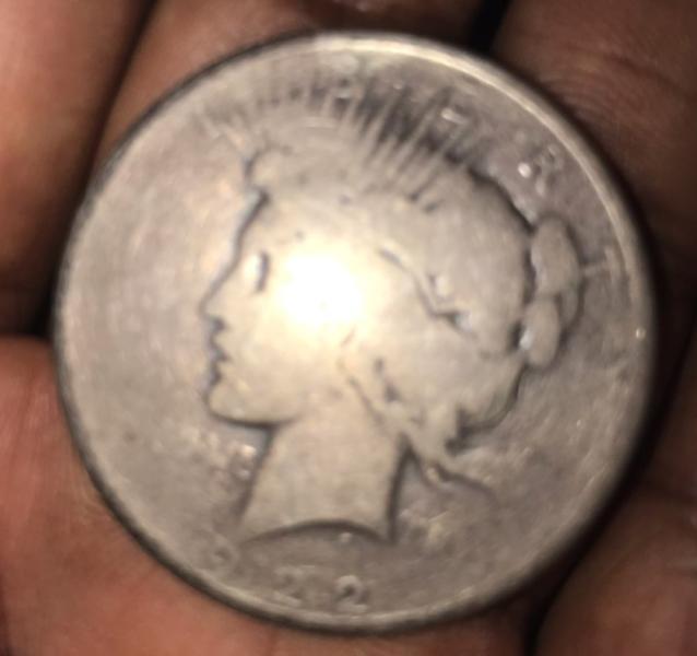 Just found this 1922 silver dollar coin beneath&hellip;
