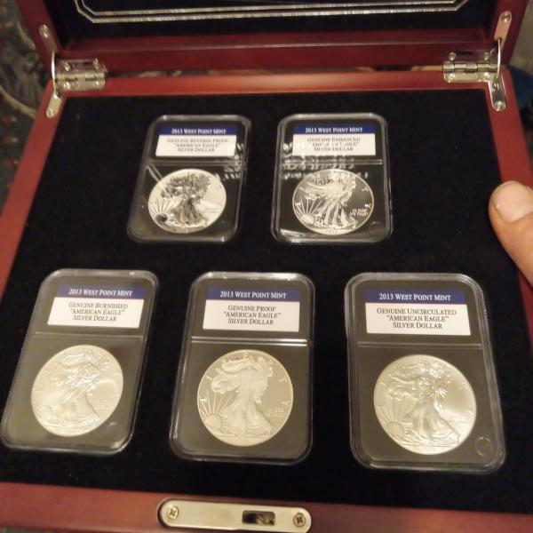 2013 west point silver eagles w reverse proof&hellip;
