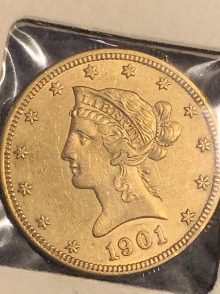 1901 $10 Gold Eagle