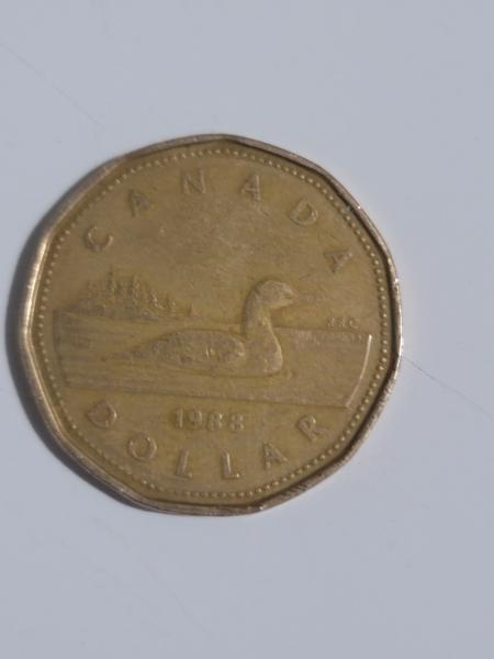 1988 Elizabeth ll Canada dollar coin