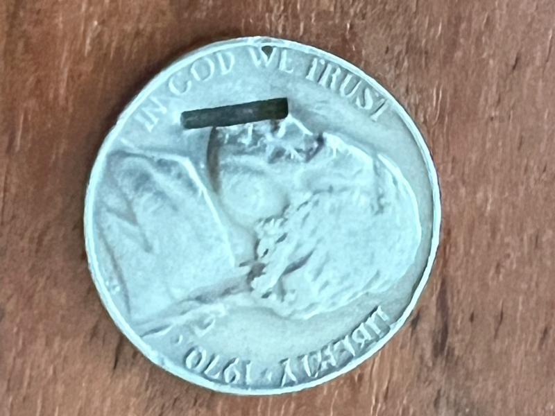 1970 Nickel with possible Slot minting damage to…