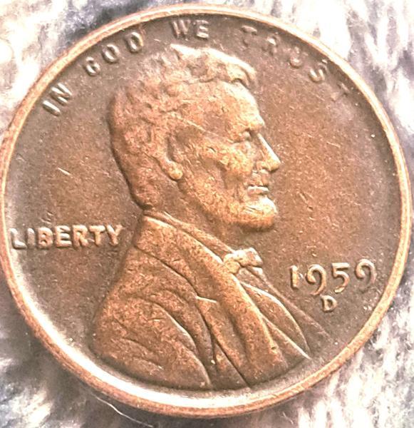 1959 D reverse wheatback penny