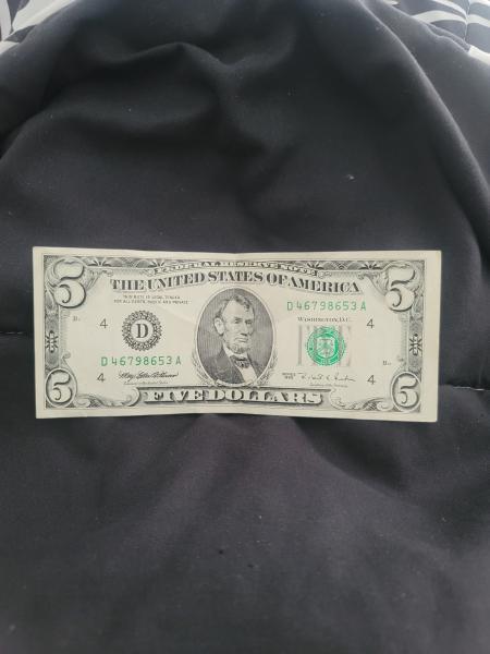 I have this $5 bill that I am&hellip;