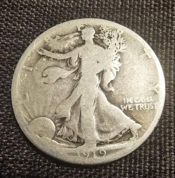 1919 Walking Liberty Half Dollar