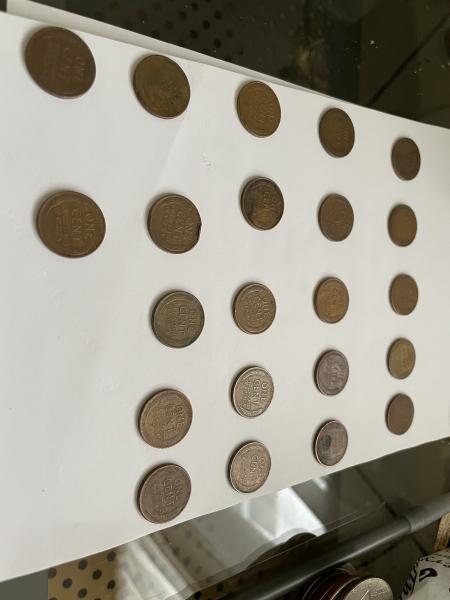 Hello, I have the following Lincoln Wheat Pennies and am&hellip;