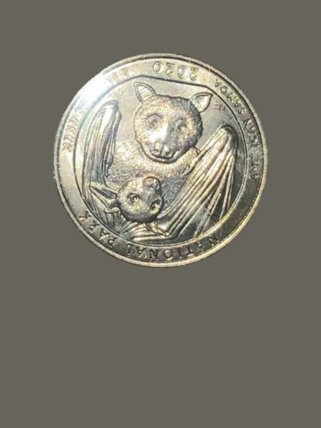 US SOMOA QUATER DOLLAR 2020 SILVER 0.999