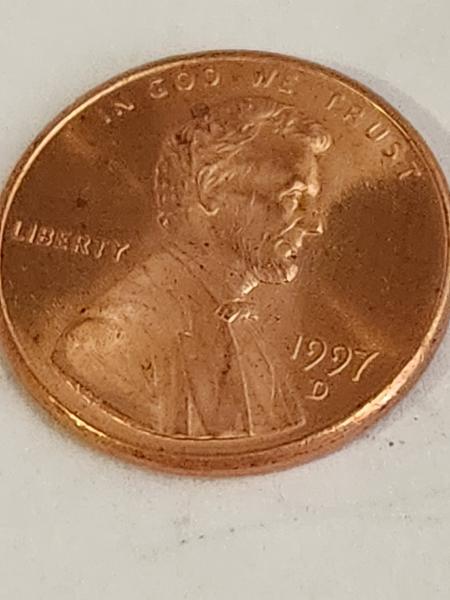1997 D penny