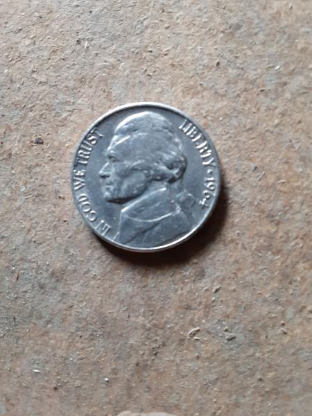 1964 Jefferson nickel "D" mint mark
