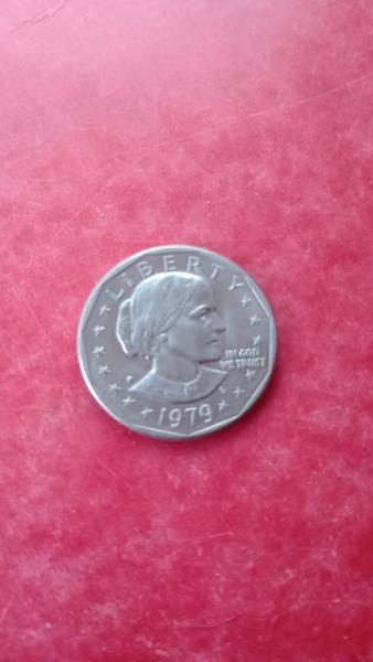 1979 Susan d Anthony one dollar coin
