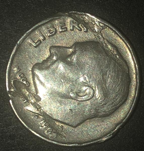 I have a dime that looks like a…