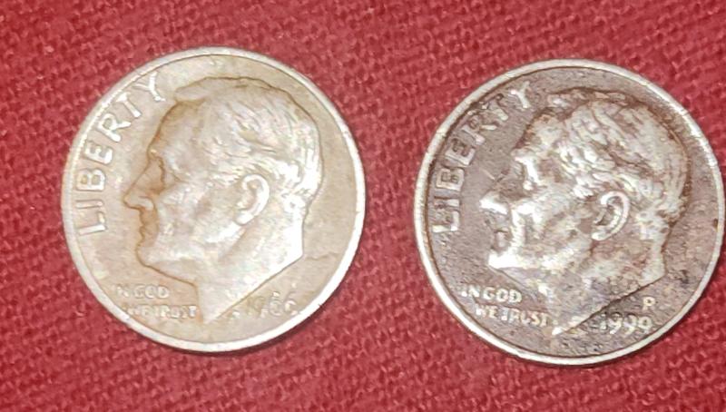 1966 and 1999 p both have been double struck on&hellip;