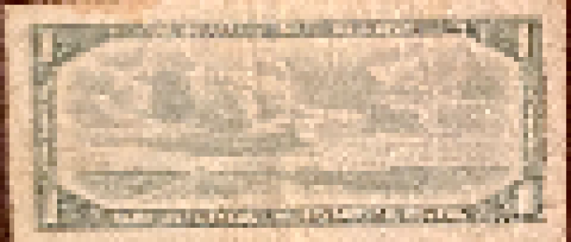 $1 1954 Canadian bank note