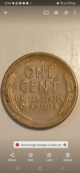 1955 wheat penny "in god we trust" on…