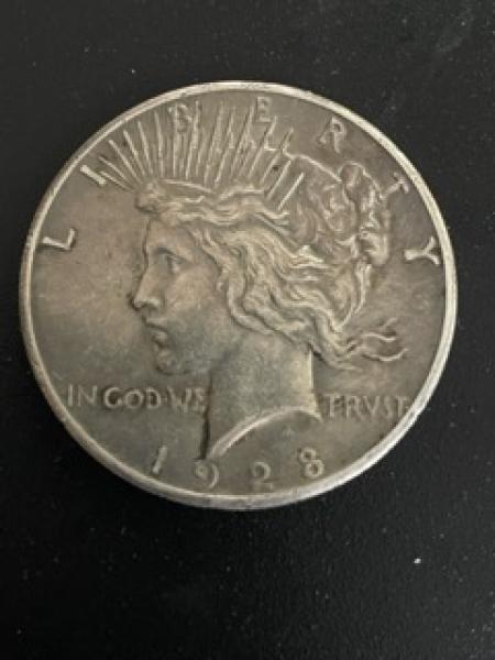1928 silver dollar