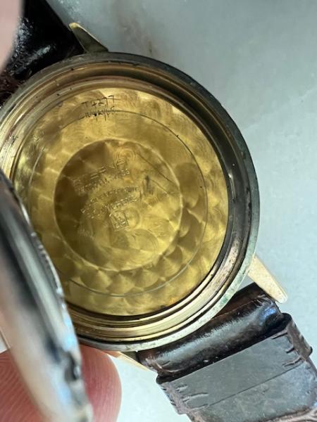Centennaire Eterna Matic gold watch