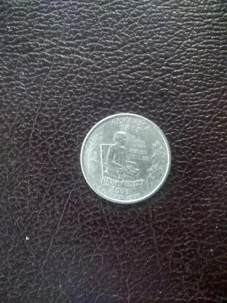 2003 Philadelphia satin Alabama quarter with a boil.…
