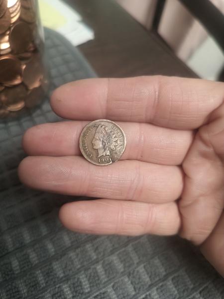 1903 indian head penny mis stamped