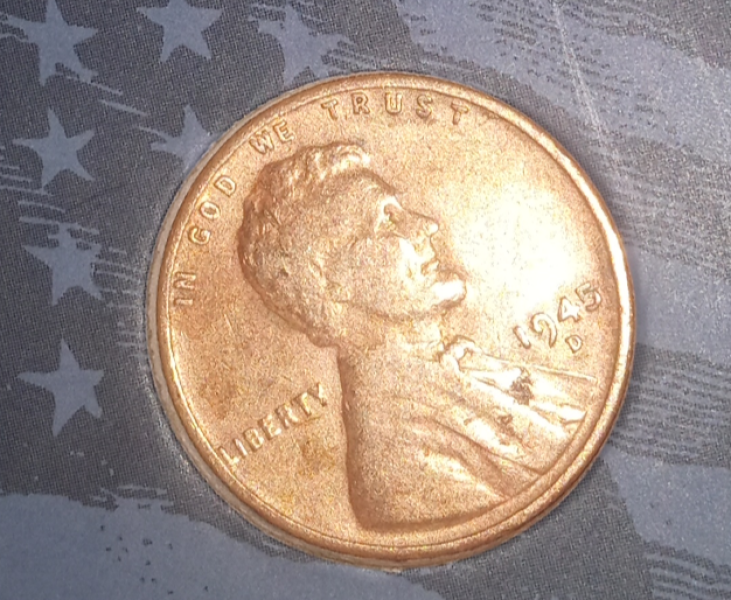 1945 d Lincoln penny