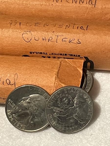 I have four rolls of bicentennial quarters that&hellip;