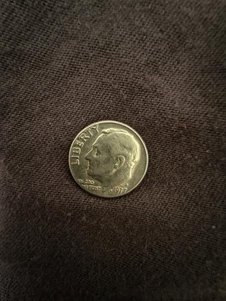 1977D -Dime off center struck "we" is barely&hellip;
