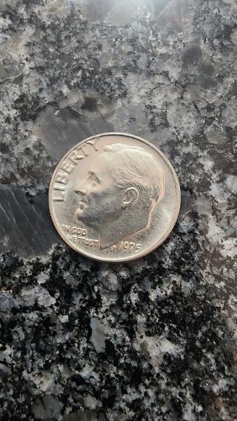 1975 No S mint mark dime