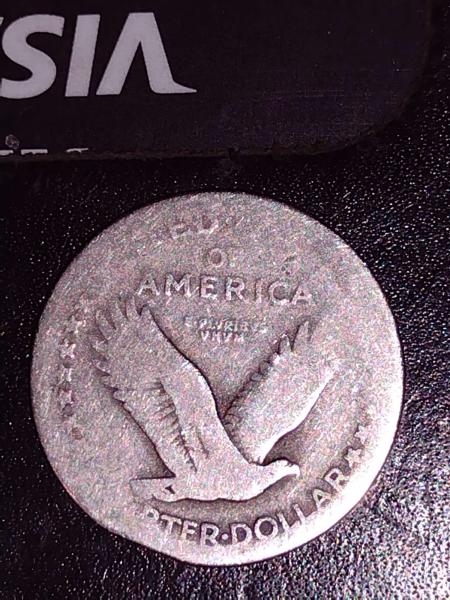 1916 walking liberty 25c