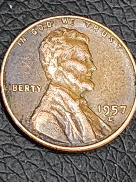 1957 d wheat penny