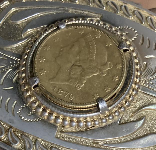 Hello, I have a belt buckle with a 1879 liberty&hellip;