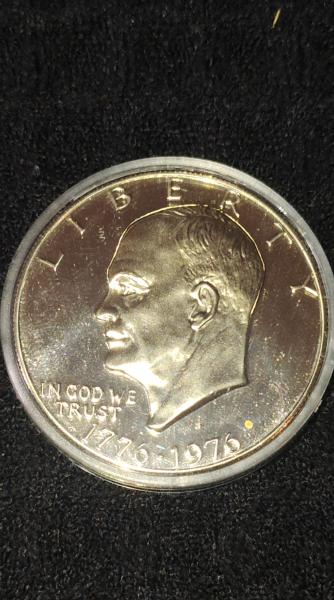 1776-1976 s mint Eisenhower bicentennial silver dollar proof…