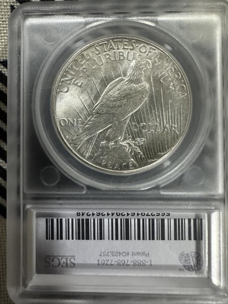 1923s peace dollar ms65