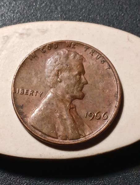 1965 no mint mark penny and a 1966&hellip;