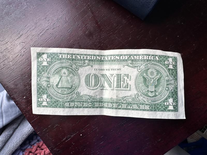1935 Series G Silver Certificate with blue seal,&hellip;