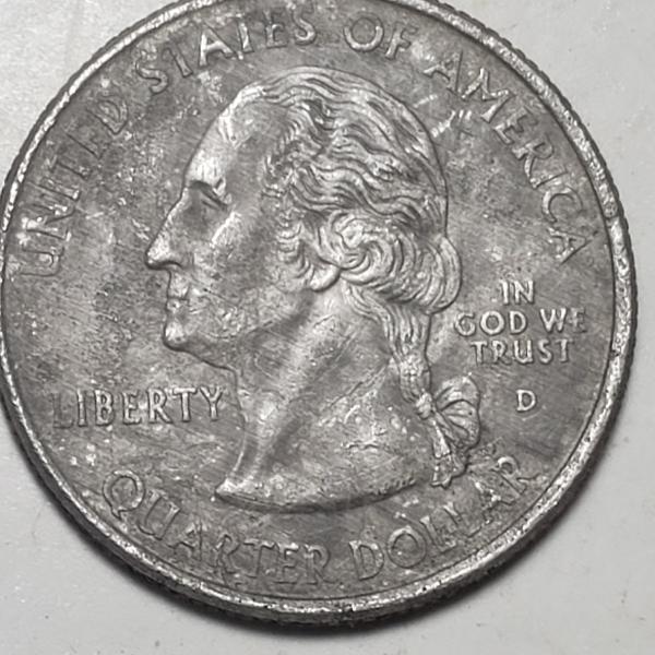 2008 D Oklahoma State Quarter error coin with…