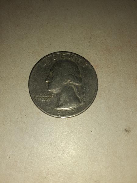 1965 US quarter